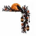 thumbnail image 1 of Halloween Wooden Door Corner Decor, Spooky‑Themed Door Frame Sitter Ornament, Accent For Front Door Doorway And Indoor Halloween Party Home Decor, 1 of 3