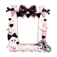 thumbnail image 1 of Halloween Wooden Photo Frame with Ghost and Donut Accents Creative Spooky Picture Frame Desktop Display Ornament for Holiday Memories Home Decor, 1 of 4