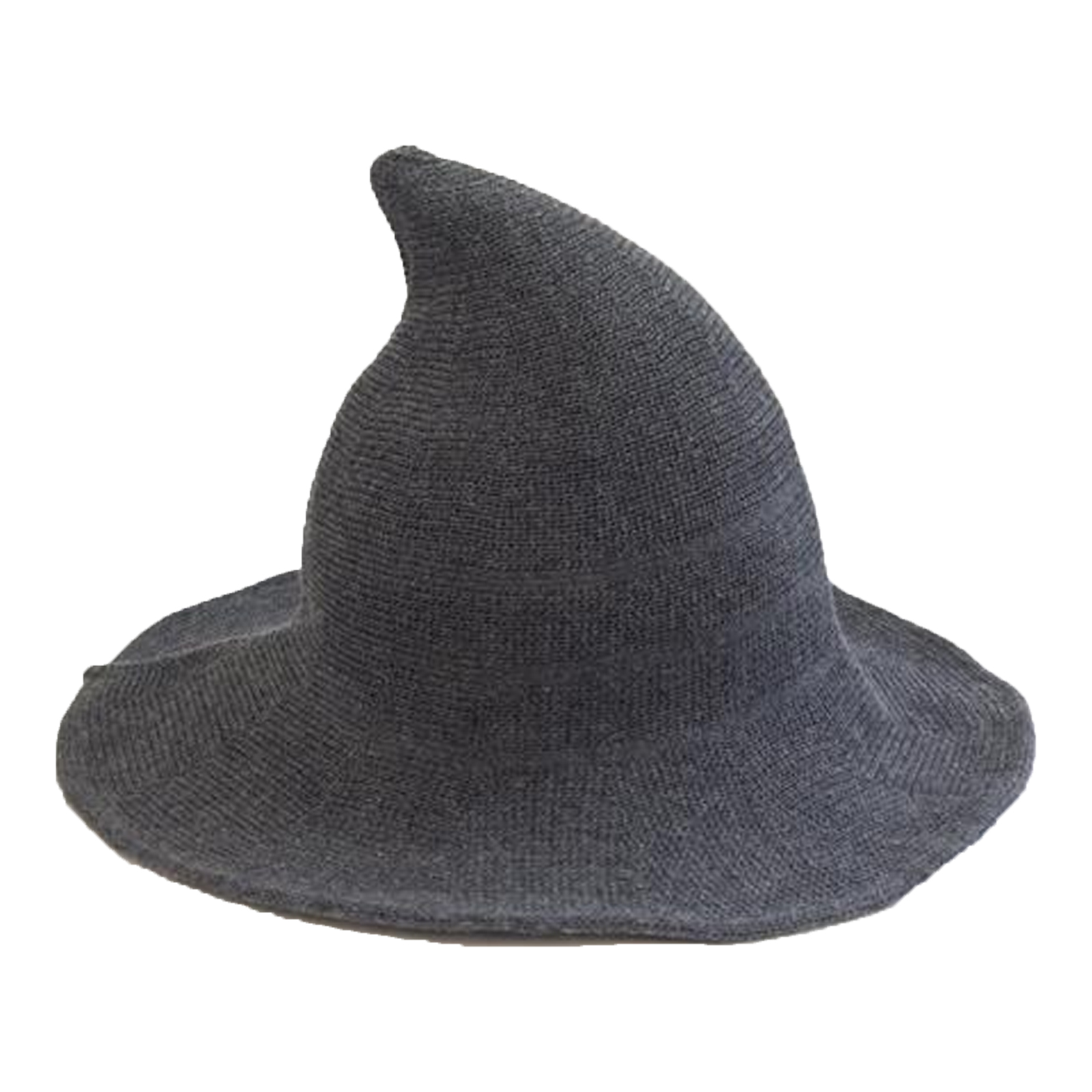 Halloween Wool Witch Hat for Women Girls Wide Brim Wizard Cap Fancy