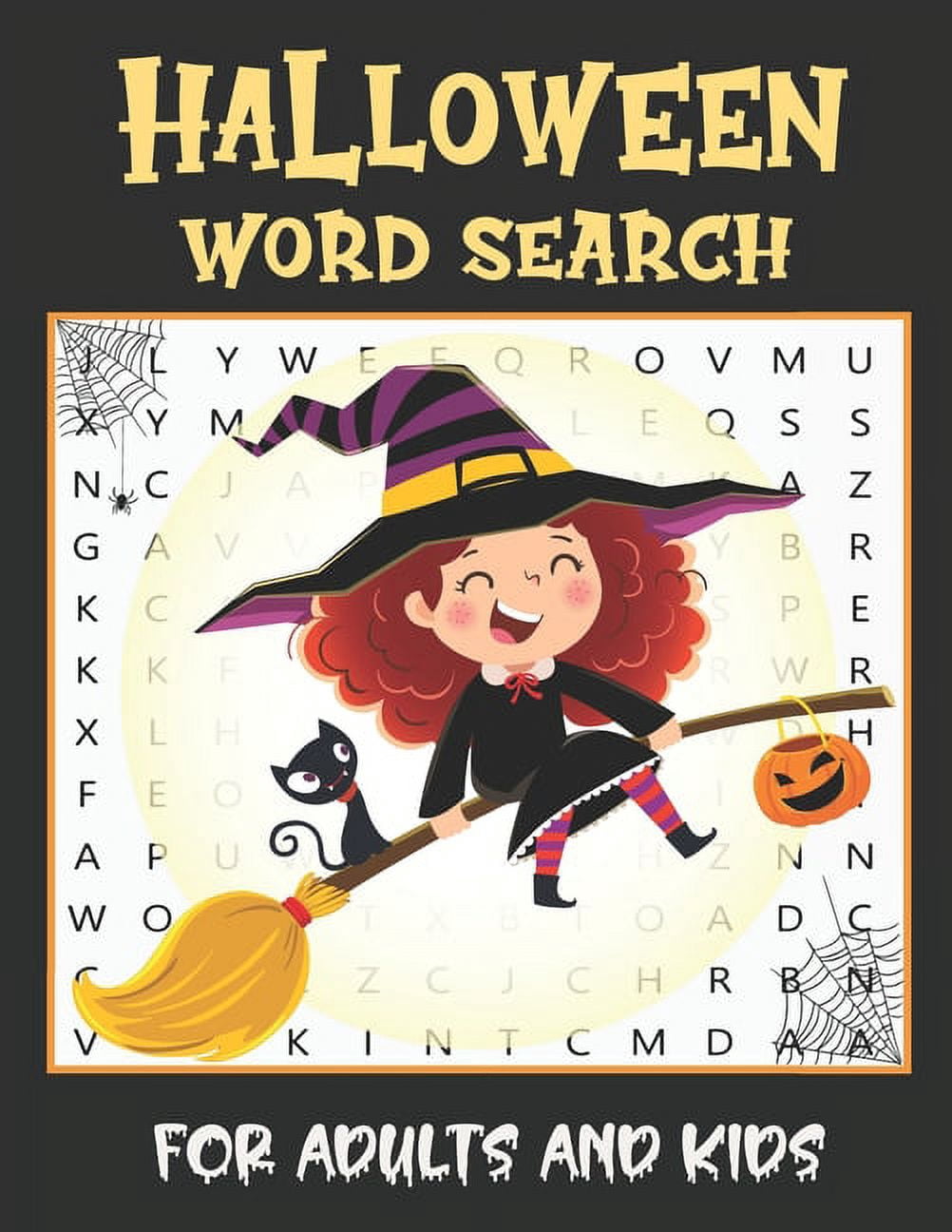 Halloween Word Search For Adults: Large Print Word Search Puzzle Book ...