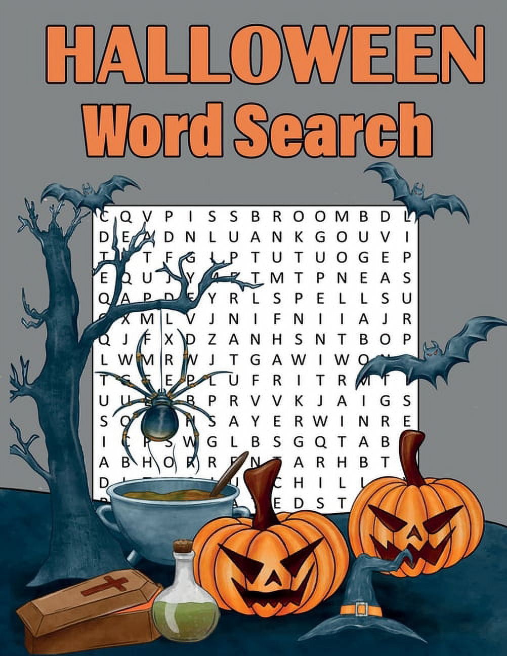 Halloween Word Search: Large Print Halloween Word Search Puzzle Book ...