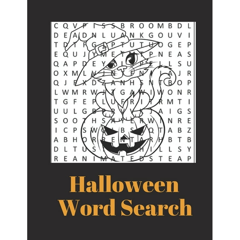 Halloween Word Search: Large Print Word Search Puzzles for Adults and Teens (Paperback) - Walmart.com halloween-word-search-large-print-word-search-puzzles-for-adults-and-teens-paperback-walmart-com