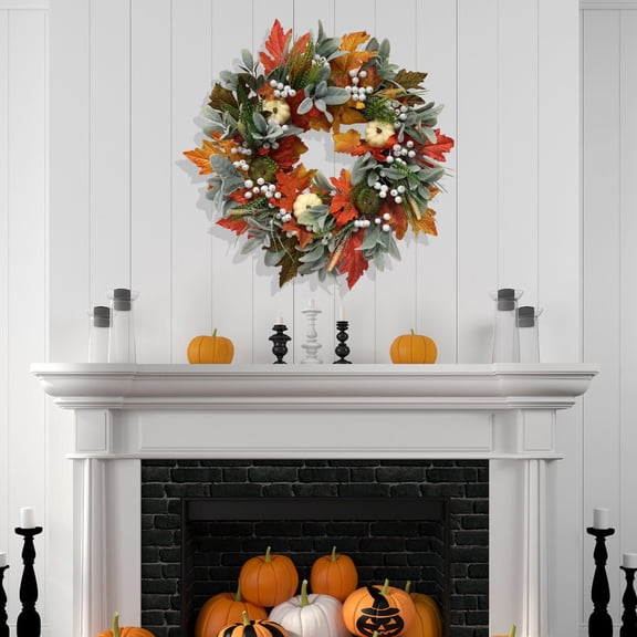 Halloween Wreath Decoration With High Quality Handcrafted Design, Lightweight Easy To Hang For Indoor Outdoor Use, Perfect For Halloween Party Decor Spooky Atmosphere Creation