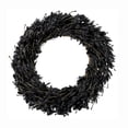 thumbnail image 1 of Halloween Wreath with Handmade Artificial Black Eucalyptus Leaf Wreath, 15.7 Inch Front Door Halloween Decorations for Indoor Outdoor Home Halloween Festival Decoration, 1 of 8