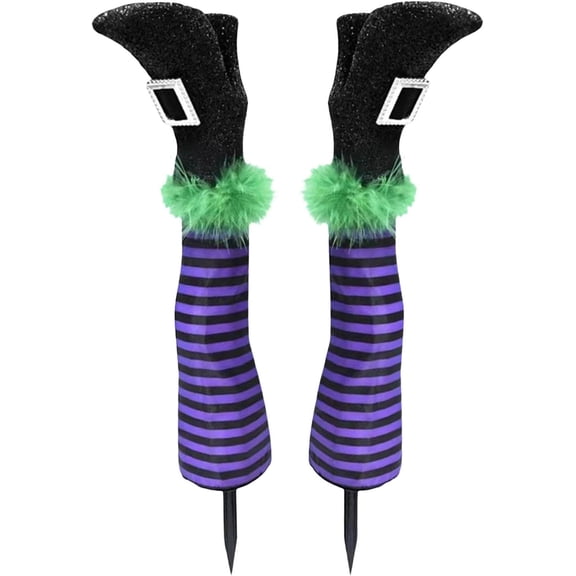 Halloween Yard Decoration Set of 2, Foam & Polyester, 17 Inch