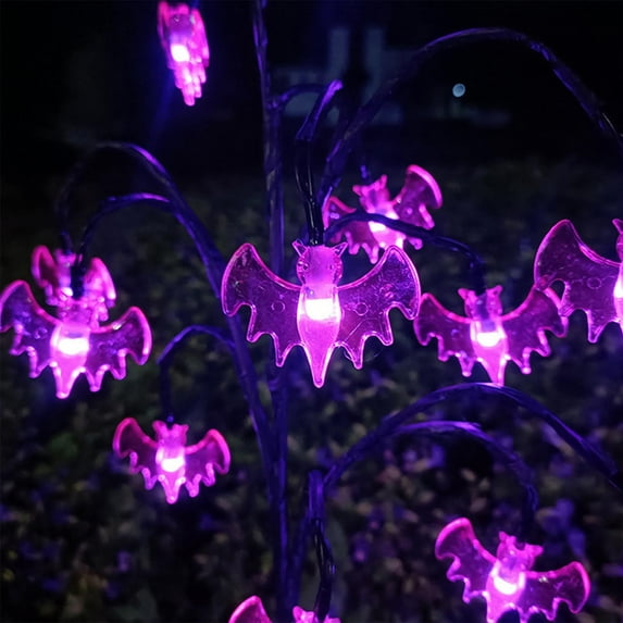 Halloween Yard Stake Decorations Solar Halloween Decorative Branch Lantern Ghost Festival Decorative Lantern Easy Install Halloween Lights