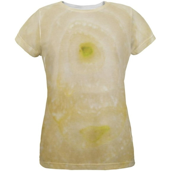 Halloween Yellow Sweet Onion Costume All Over Womens T Shirt Multi 2XL