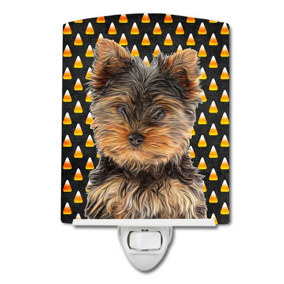 Halloween Yorkie Yorkshire Terrier Ceramic Night Light