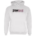 thumbnail image 1 of Halloween Zombae Zombie Brain  Mens Hoodie White SM, 1 of 1