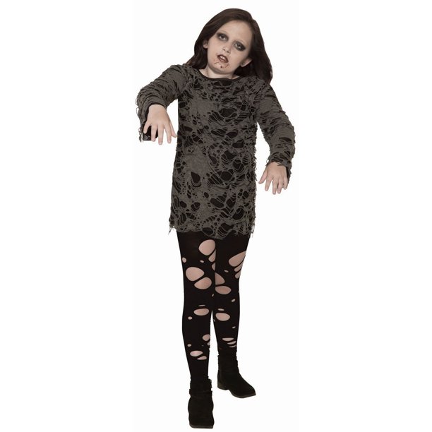 Halloween Zombie Girl Child Costume - Walmart.com