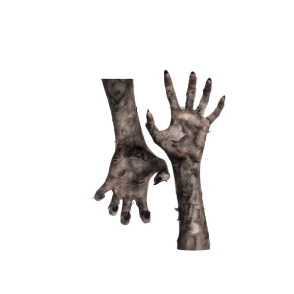 Halloween Zombie Hand Wall Decal, Removable Self Adhesive, 1 Pack Scary Horror Decor, for Halloween Party Haunted House Indoor Window Wall Door Decoration