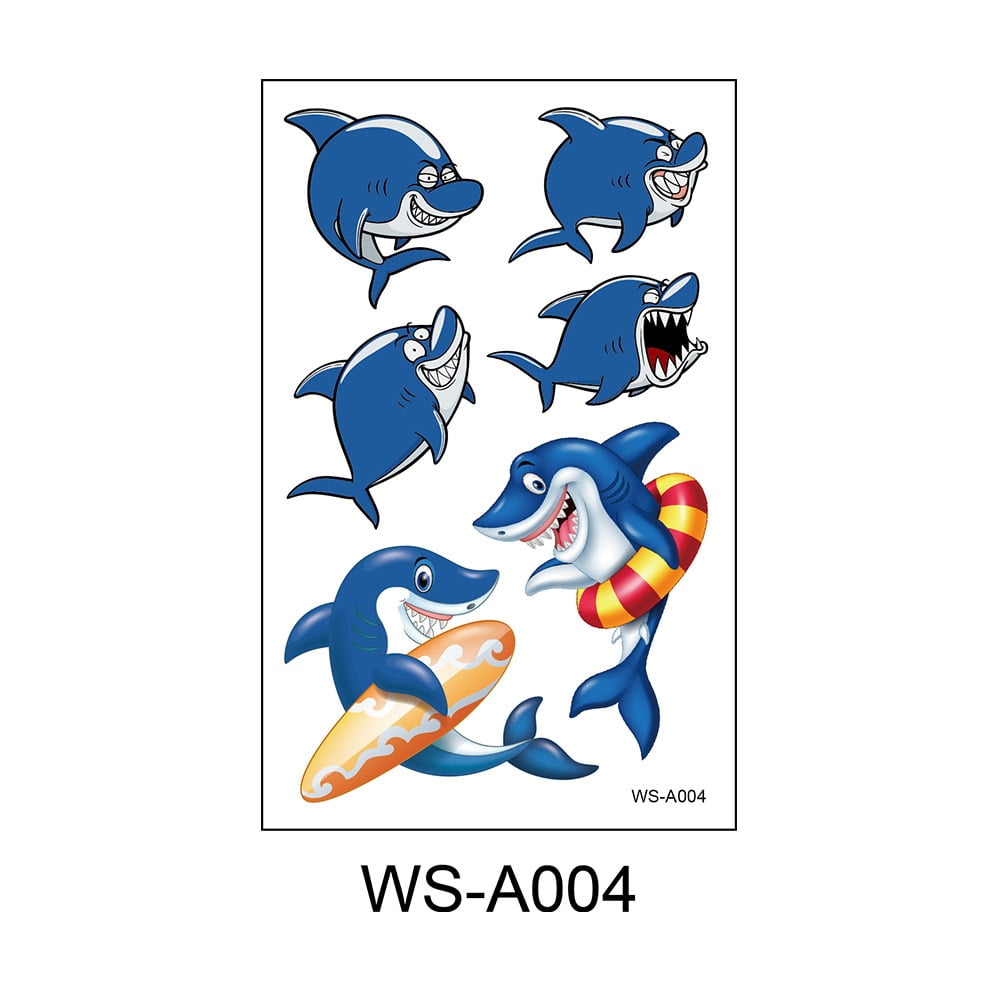 Halloween Zombie Temporary Tattoos Waterproof 3D Bite Mark Tattoo