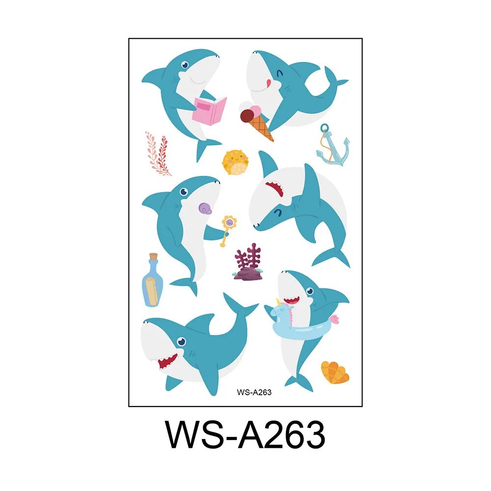 Halloween Zombie Temporary Tattoos Waterproof 3D Bite Mark Tattoo