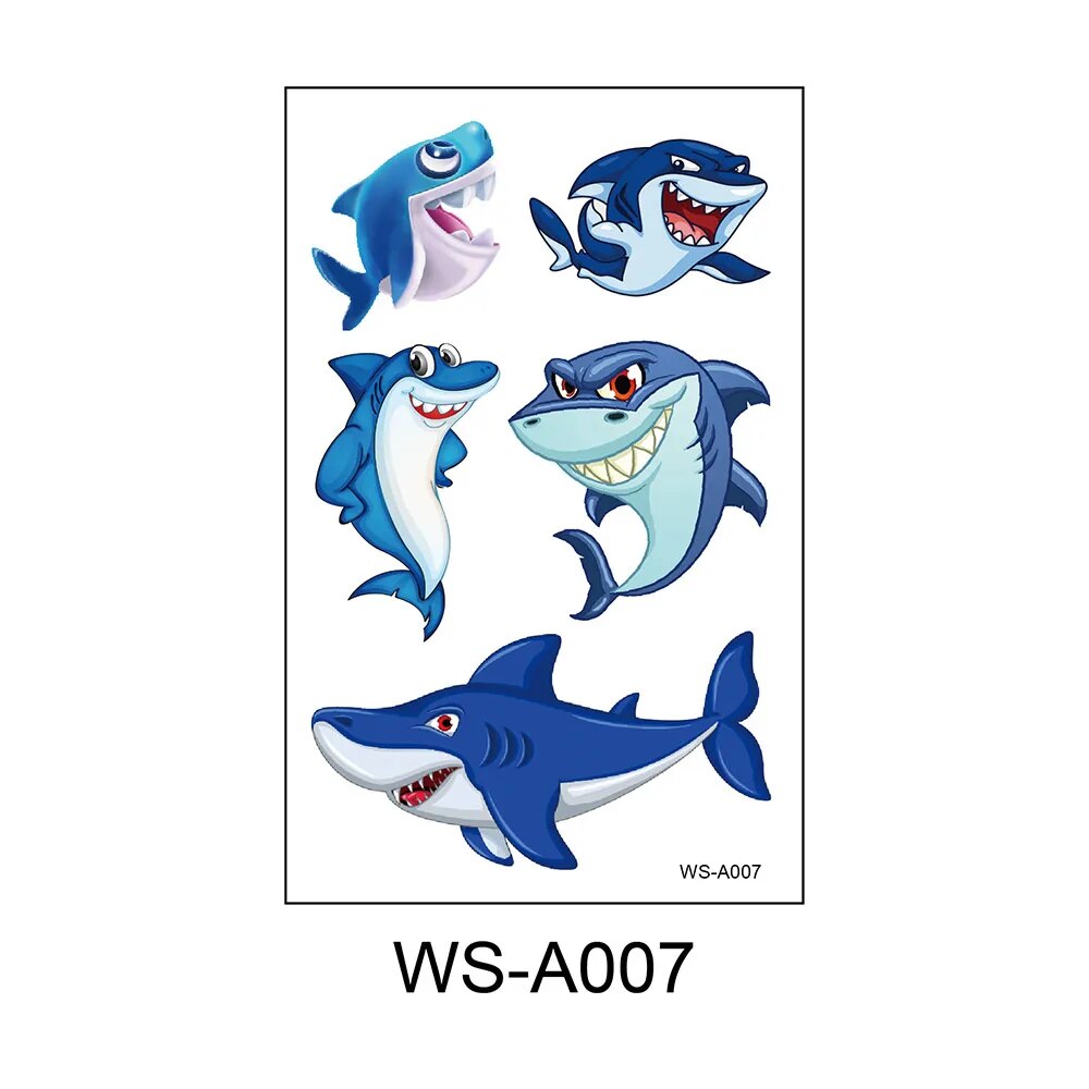 Halloween Zombie Temporary Tattoos Waterproof 3D Bite Mark Tattoo