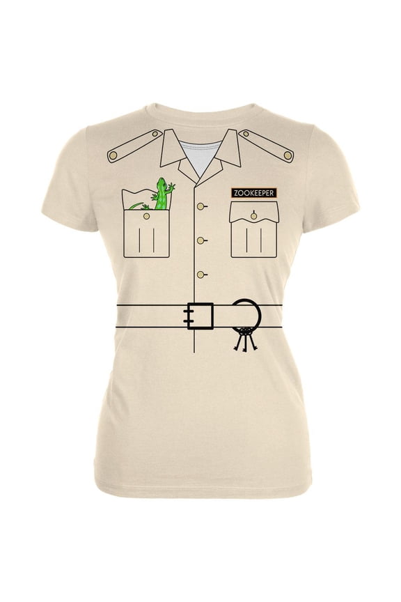 Zookeeper Costume Juniors Soft T Shirt