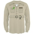 thumbnail image 1 of Halloween Zookeeper Costume Mens Long Sleeve T Shirt Sand 2XL, 1 of 2