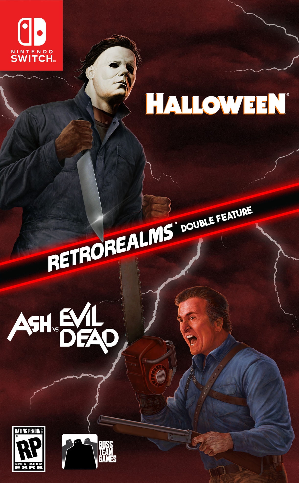Halloween and Ash vs Evil Dead RetroRealms Double Feature, Nintendo Switch