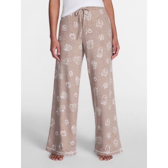 Halloween and Fall Women's Hacci Knit Sleep Pants from Way to Celebrate, 29.5" Inseam, Sizes XS-3X