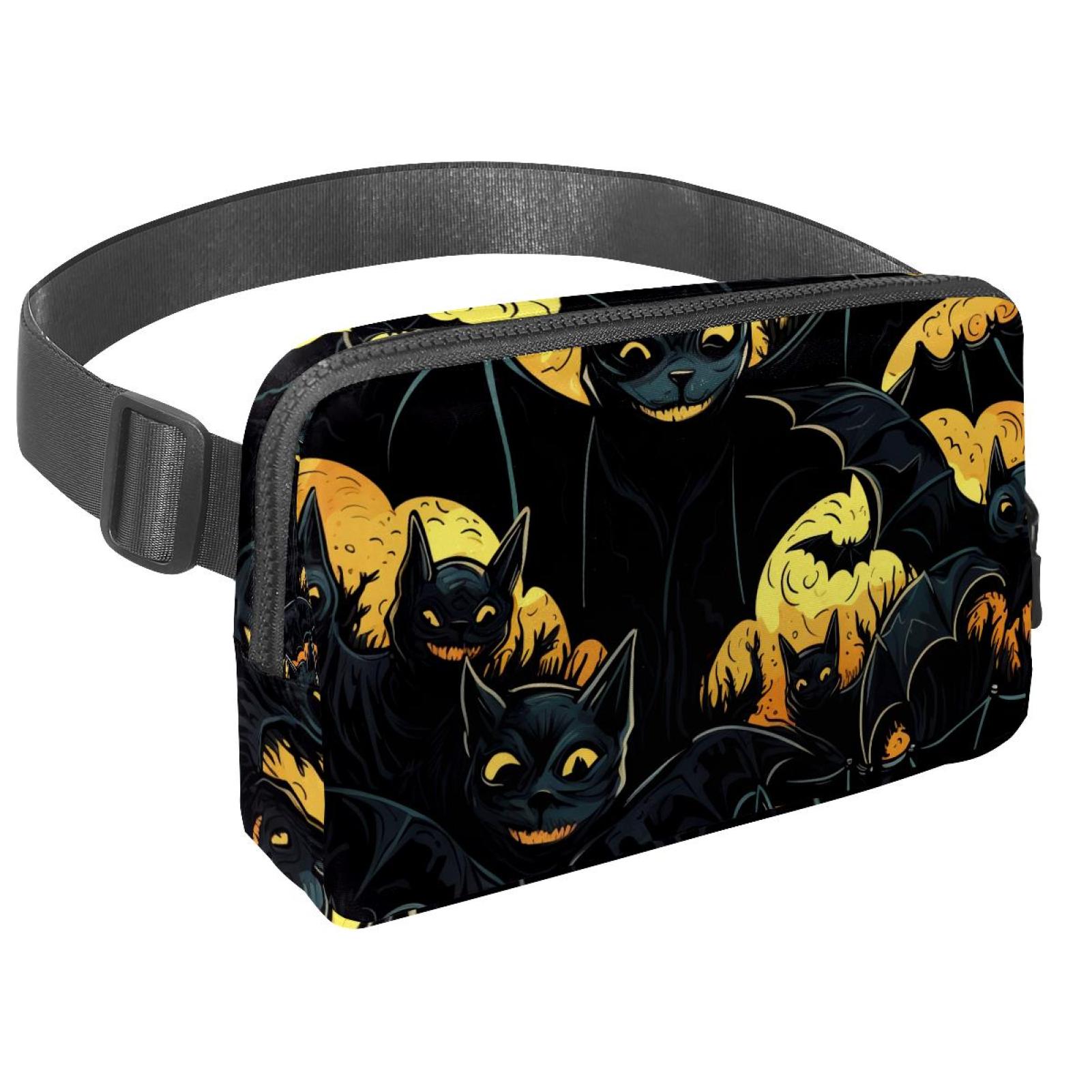 Halloween bats Lightweight Adjustable Waist Pack with Extension Strap - Unisex Running Belt Fanny Pack