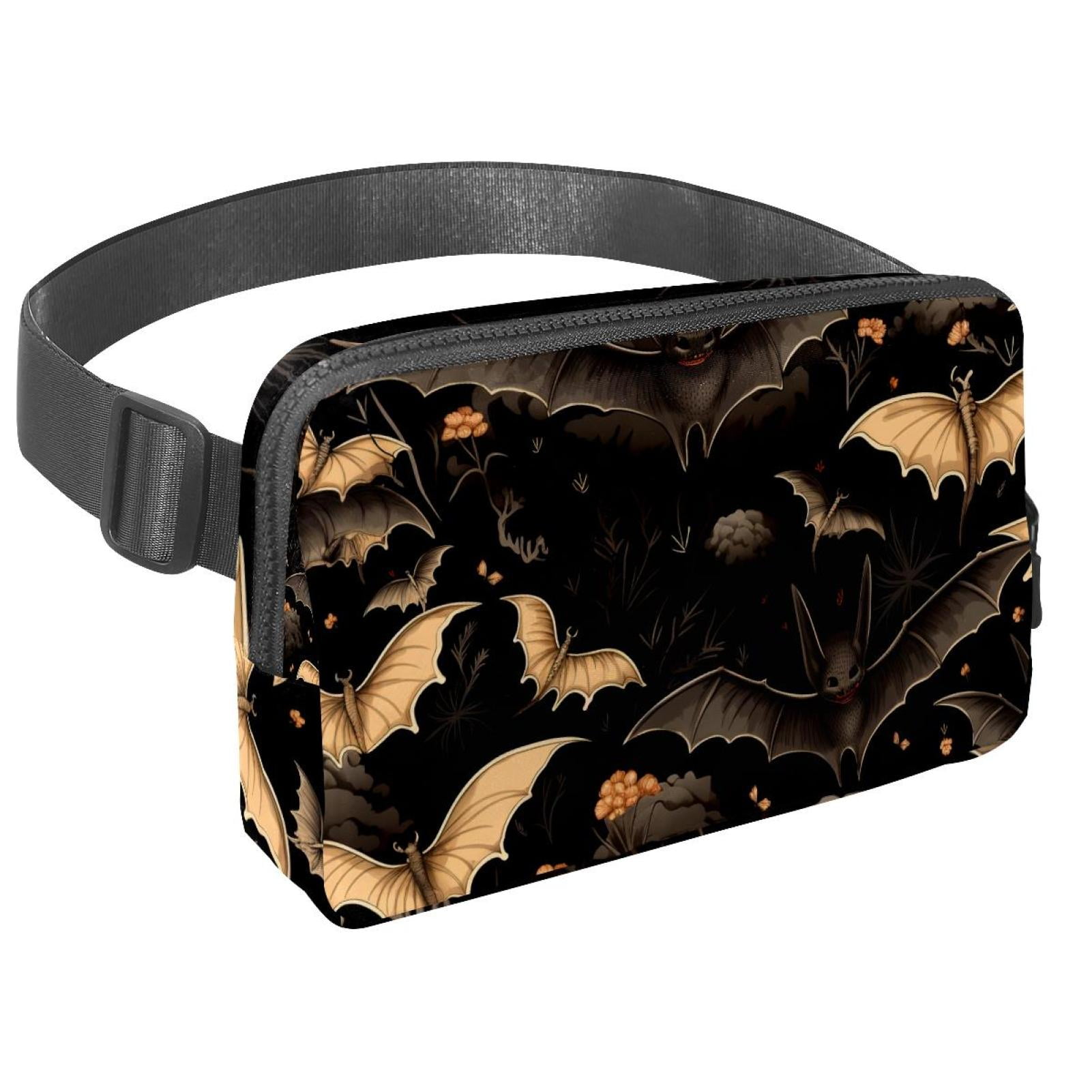 Halloween bats Sling Bag Waist Pack Fanny Pack with Extension Strap Lightweight Adjustable Unisex