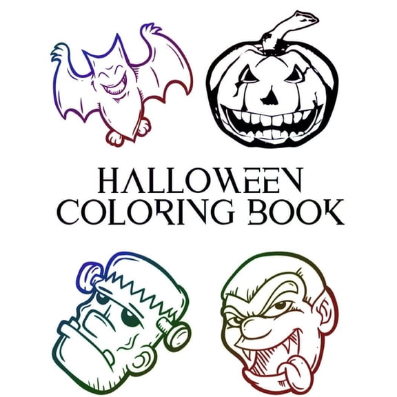Halloween coloring book: Happy Halloween coloring book: Halloween Characters coloring book, coloring Halloween decorations, Halloween hocus pocus Coloring Book for Adults (Paperback)