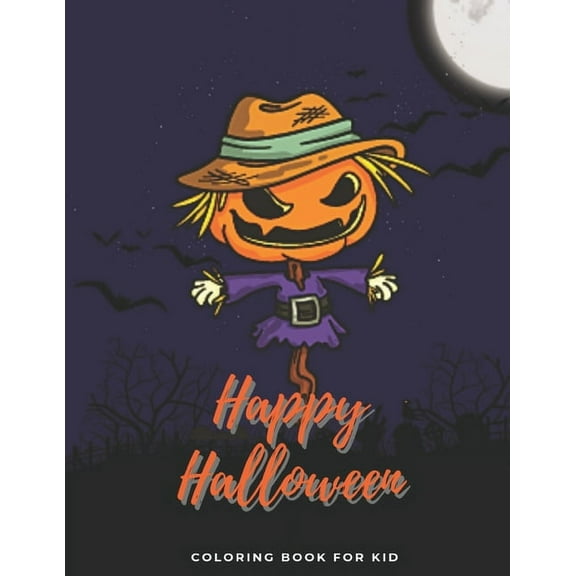 Halloween: coloring book for kid
