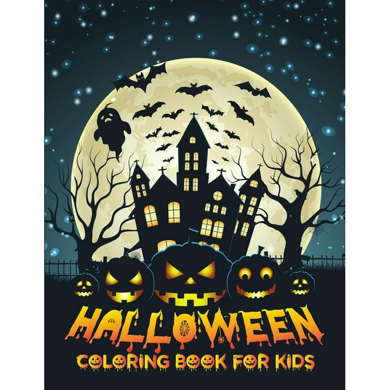 The Big Book of 201 Coloring Book Pages: Children Halloween