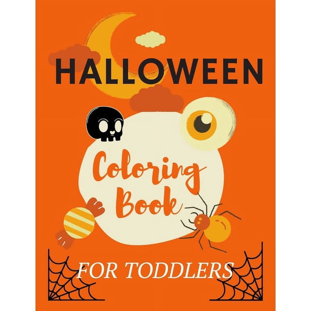 Halloween coloring books for toddlers happy halloween coloring book