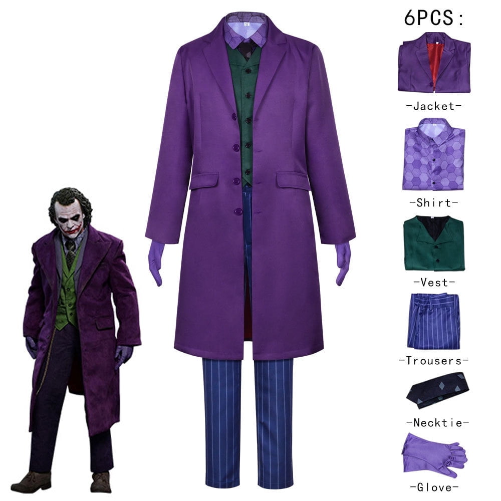 Halloween cos costume horror ball Dark Knight heathleger Joker clown