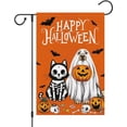 thumbnail image 1 of Halloween decoration, autumn home decoration, autumn welcome garden flag, 12x18in inch double-sided outdoor decoration flag, leaf pumpkin seasonal sensualityval Rural Courtyard Outdoor Decoration Flag, 1 of 6