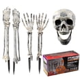 thumbnail image 1 of Halloween decoration simulation skull insert skull props ornaments skull insert skull hand skull hand bone party celebration supplies, celebrating by the way, 1 of 8