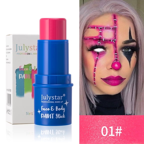 Halloween face and body painting stick makeup face water-soluble fluorescent face stage painting stick
