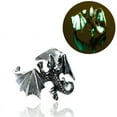 thumbnail image 1 of Halloween glow-in-the-dark vintage Lizard Ring, 1 of 6