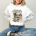 thumbnail image 1 of Halloween hooded I Freaking Love Graphic Tee T Shirt Top Summerween Holiday Fun Design White S-2XL, 1 of 6