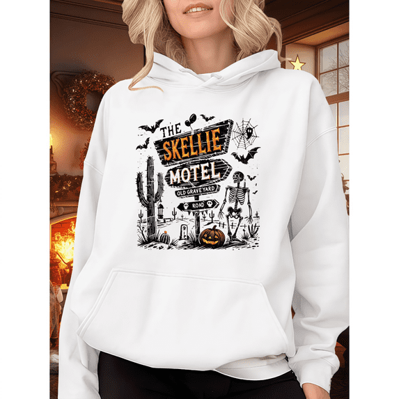 Halloween hooded Casual The Skyfall Graphic Tee T Shirt Top Vintage Mystery Mother Design White S-2XL