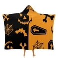 Halloween hooded blanket Halloween blanket Halloween gift Super soft
