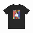 thumbnail image 1 of Halloween hotton casual Spooky Season Graphic Tee T Shirt Top Ghost Halloween Design Black S-5XL, 1 of 5