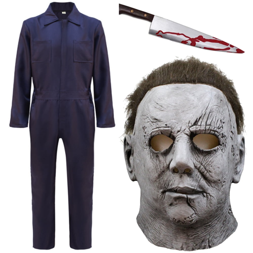 Halloween kills Michael Myers Cosplay Costume cloth +mask - Walmart.com