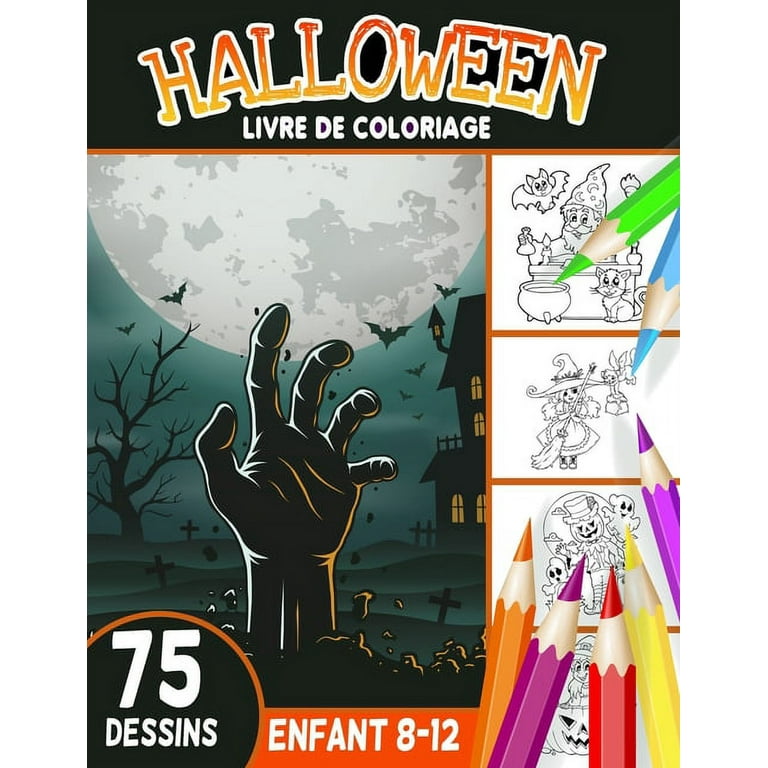 Coloriage Halloween : Livre de Coloriage pour Enfant avec une