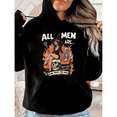 thumbnail image 1 of Halloween long sleeve Hooded All Men Are Graphic Tee T Shirt Top Vintage Retro Slogan Design black,S-2XL, 1 of 7