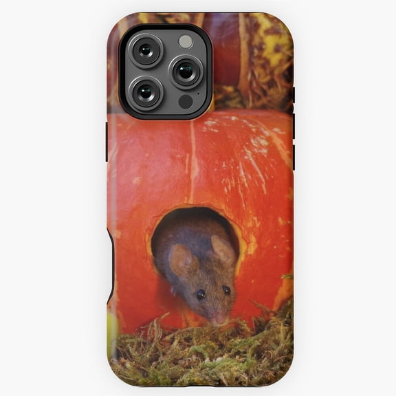 Halloween mouse in pumpkin Art Phone Case for iPhone 16 15 14 13 12 11 Pro Max M5901722