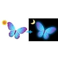 Halloween Decorations Glow In The Dark Butterfly Blue Pink Green Wall