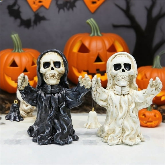 Halloween ornaments decoration ghost skull resin
