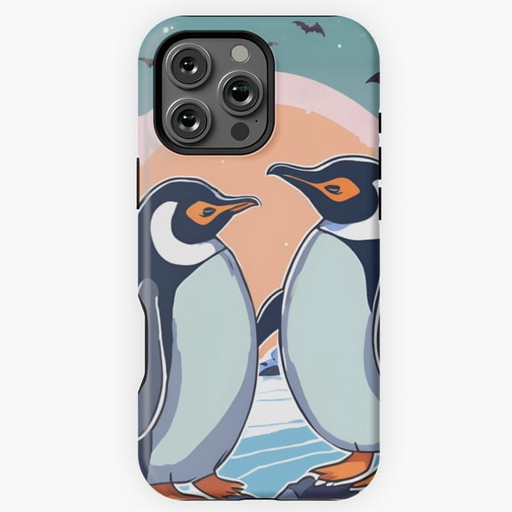 Halloween penguin couple Phone Case for iPhone 16 15 14 13 12 11 Pro Max M5911480