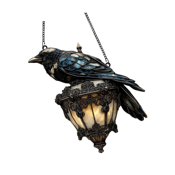 Halloween ravens Decorative Pendant Vintage Acrylic Ornament Home Decoration Themed Party atmospheres Decoration Enduring