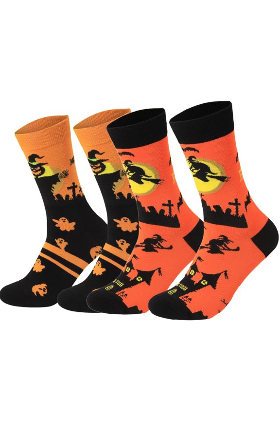 Halloween small leg socks, ethnic style, warm, sweat absorbing, odor proof, breathable adult small leg socks, Halloween party gifts