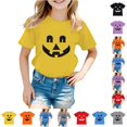 thumbnail image 1 of Halloween t-Shirts for Tween Crewneck Short Sleeve Graphic Tshirts Tween Boy Girl Halloween Outfit 10-11 Years, 1 of 4