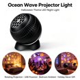 thumbnail image 1 of Halloween-themed Projector Light - 360° Rotating LED Night Light with Adjustable Angle Base, USB Powered Ambient Galaxy Lighting for Bedroom, Living Room, Meditation Space, Home Theater Decor, Gift, 1 of 6