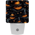 thumbnail image 1 of Halloween witch hat LED Square Night Lights - Energy Efficient and Stylish Decor for Any Room | Set of 2 Dimmable Bedside Lamps with Touch Control and Auto Timer, 1 of 6
