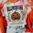 thumbnail image 1 of Halloweentown 1998 T-shirt, Halloween Shirt, Halloween Shirt, Retro Halloween Shirt, Halloween Pumpkin TH030611, 1 of 5